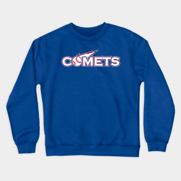 Comets Baseball Logo Crewneck Sweatshirt by DavesTees